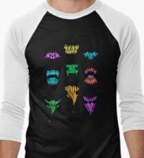 Beware! Neon! Men's Baseball ¾ T-Shirt