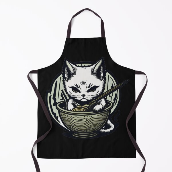 Item preview, Kawaii Vintage Style Japenese Ramen Cat designed and sold by YrtemmyS.