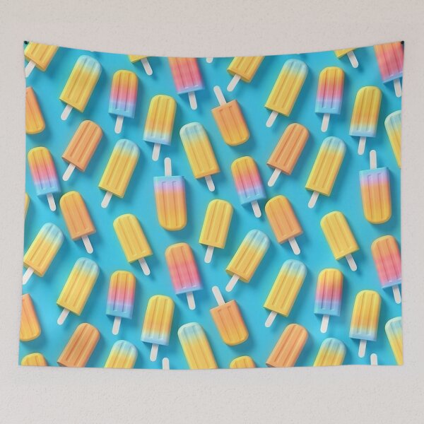 Item preview, Summer sun, popsicles - Refreshing ice cream in summer designed and sold by Pixelboys.