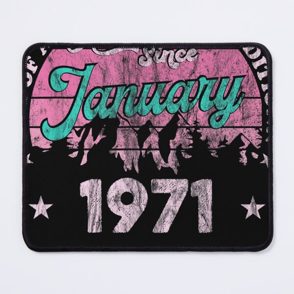 Item preview, 52 Years Old Awesome Since January 1971 52nd Birthday 2023 designed and sold by Mark Holowchak.