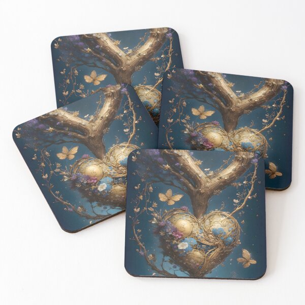 Item preview, Magic heart awakens in the tree. designed and sold by byaz3.