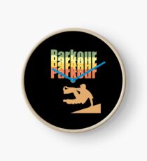 Parkour Retro Design - Parkour Clock