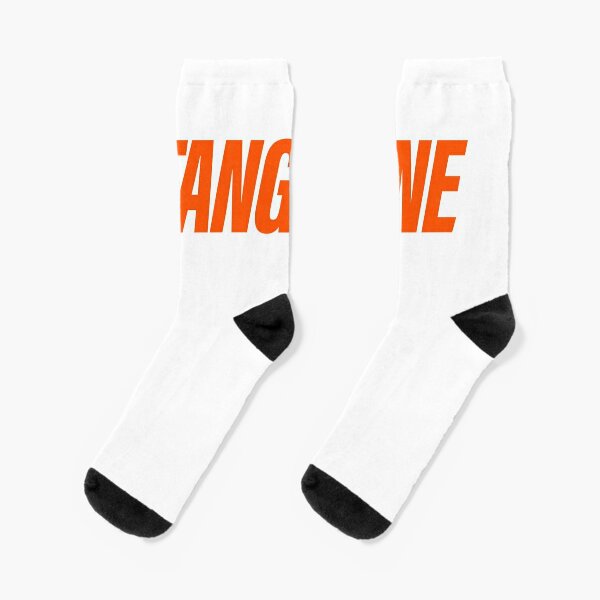 Women's Tangerine Grass Socks - Socks n Socks