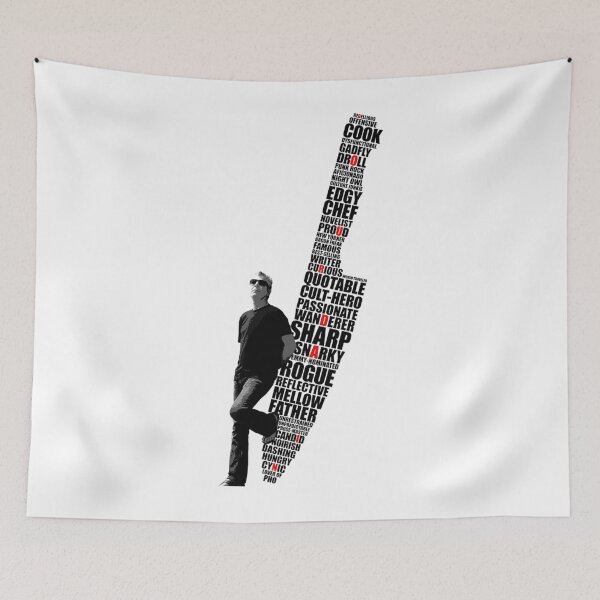 Item preview, Anthony Bourdain Knife Design Sticker  designed and sold by GRANDCR.