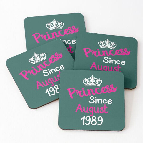 Item preview, Princess Since August 1989 	 Birthday 	 	 	 	 designed and sold by lnhdihyige99.
