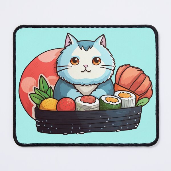 Item preview, Sushi Japanese Cat designed and sold by EVA4designs.