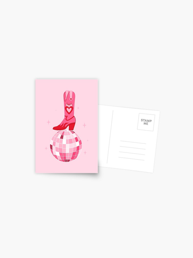 Hot pink disco ball. Mirrorball Postcard for Sale by CoCoArt-Ua