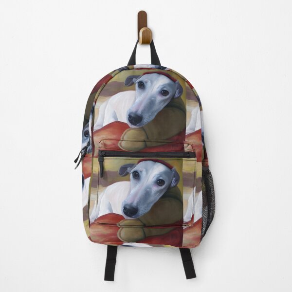 Item preview, Whippet on a sofa Portrait designed and sold by Ameiva-Apparel.