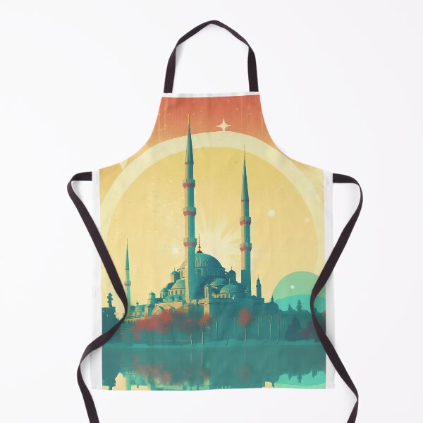Item preview, Blue Mosque, Istanbul | Retro Art designed and sold by DigitalDugong.