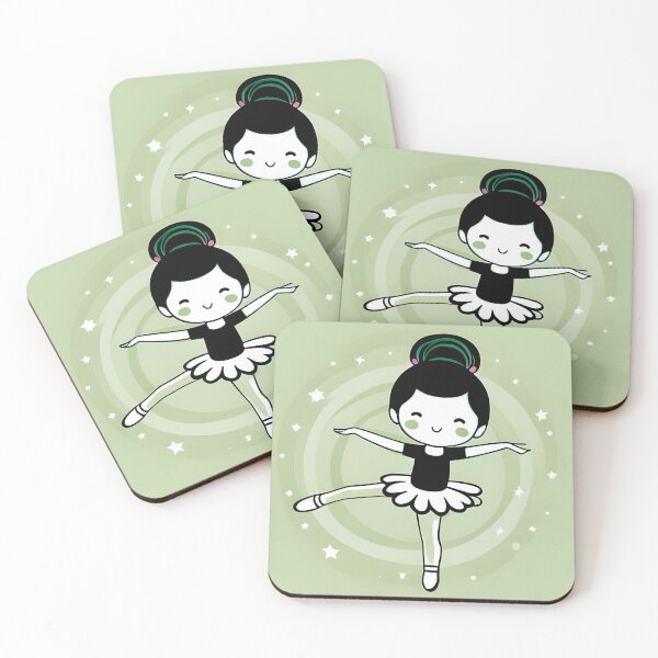 Item preview, Ballet Dancer Kawaii Ballerina designed and sold by druidwolfart.
