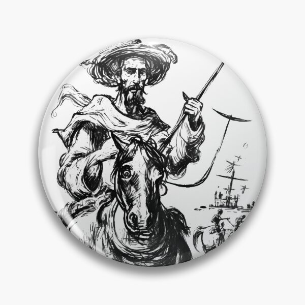 Item preview, Drawing of Don Quixote designed and sold by MidArtForge.