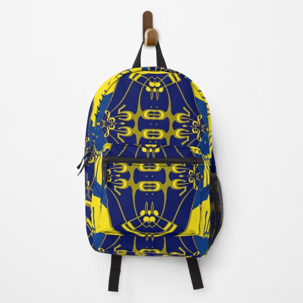 Item preview, *Attractive yellow and blue abstract music - An Alien musician in a cosmic geometric space art music notes - Great Gift for musicians, pianists, guitarists, and music lover* designed and sold by Ralek.