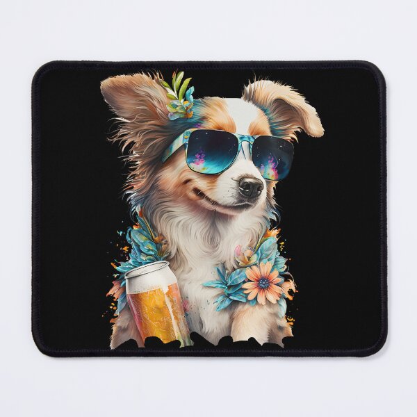 Item preview, Papillon Dog Summer Vibes Doggo designed and sold by GO SHIRT-TEE.