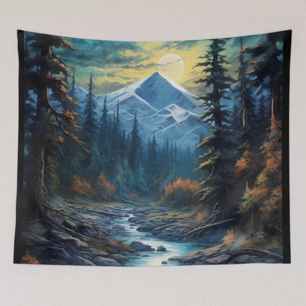 Item preview, An Artistic Painting Of The Night Sky designed and sold by GiveMeMood.