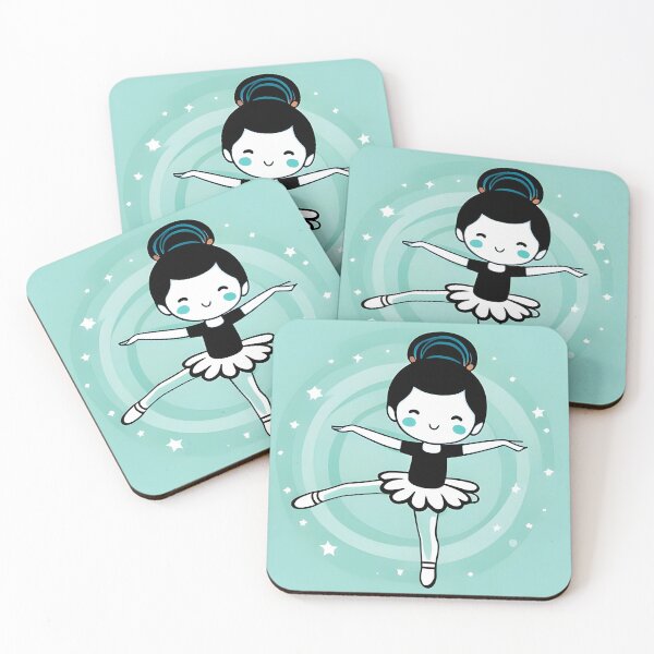 Item preview, Ballet Dancer Kawaii Ballerina designed and sold by druidwolfart.