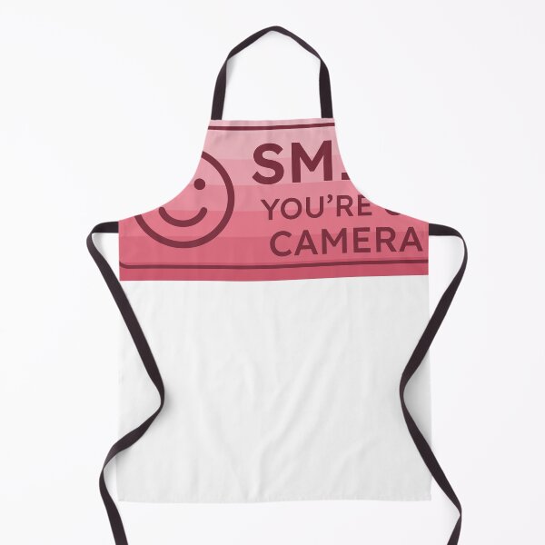 Item preview, Smile you're on camera Pink Sign designed and sold by theredfoxs.