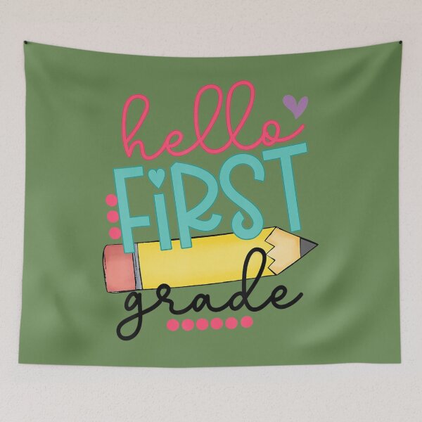 Item preview, Hello First Grade Funny Teacher Student Back To School  	 designed and sold by gukgpoai98.