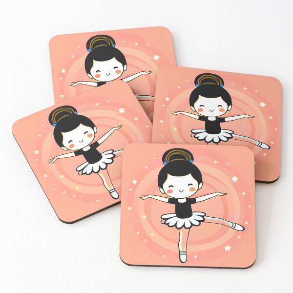 Item preview, Ballet Dancer Kawaii Ballerina designed and sold by druidwolfart.