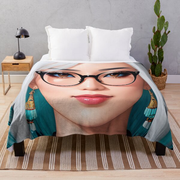 Item preview, Beautiful Cartoon Woman Portrait - Cool Art designed and sold by joejiing.