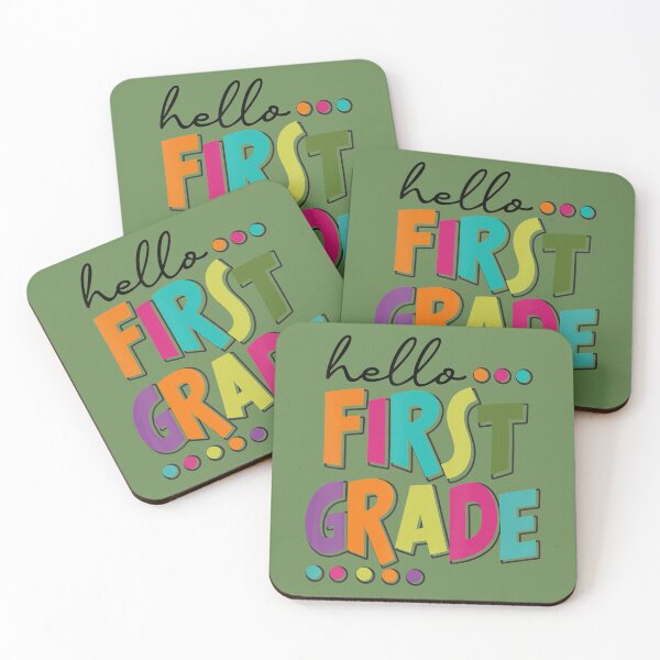 Item preview, Hello First Grade Happy First Day Of School Back To School 	 	 designed and sold by gukgpoai98.