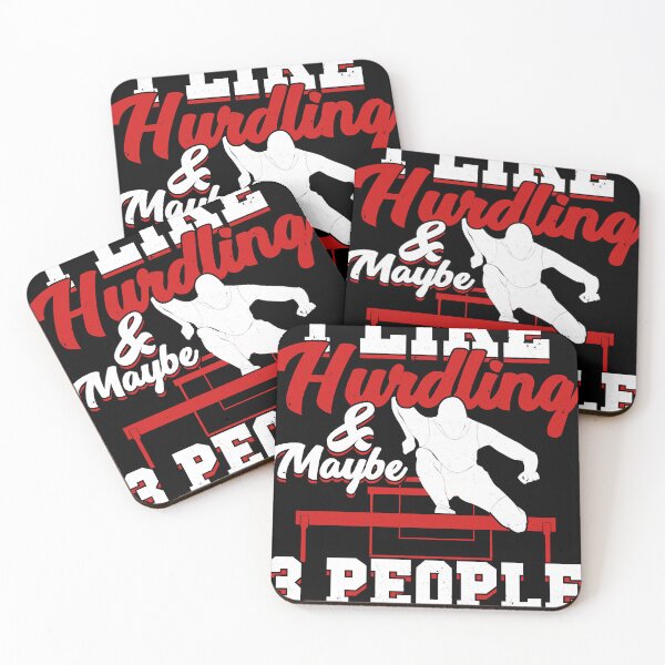 Item preview, I Like Hurdling And Maybe 3 People Hurdler designed and sold by Hsainatsevp.