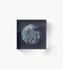 Mind Eruption Acrylic Block