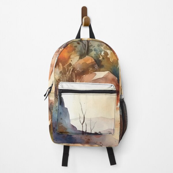 Item preview, Sunset Over the Distant Mountains - Boho Desert Landscape Watercolors designed and sold by GVRDesign.