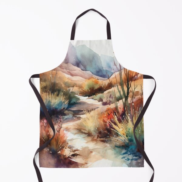 Item preview, A Trail through the Rough - Boho Desert Landscape Watercolors designed and sold by GVRDesign.