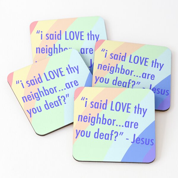 Item preview, Love Thy Neighbor designed and sold by MomMamaMaaam.