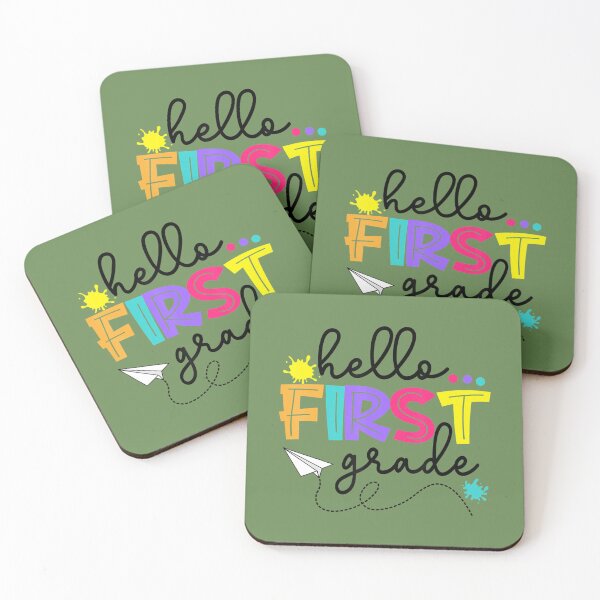 Item preview, Hello First Grade Happy First Day Of School 	 	 designed and sold by gukgpoai98.