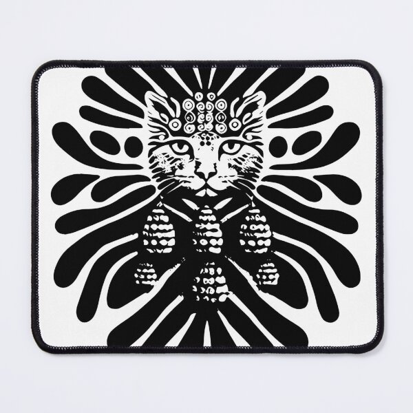 Item preview, boho cat black white designed and sold by badbug.