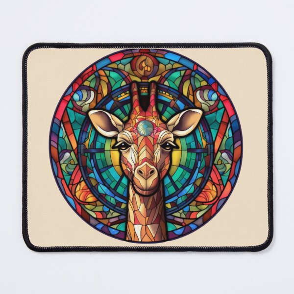 Item preview, Majestic colorful giraffe theme designed and sold by Okracha.