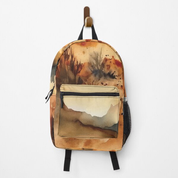 Item preview, A Rough Golden Desert - Boho Desert Landscape Watercolors designed and sold by GVRDesign.