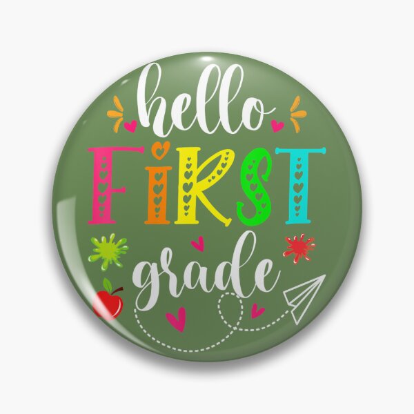 Item preview, Hello First Grade Kids Teacher Student Back To School  	 designed and sold by gukgpoai98.