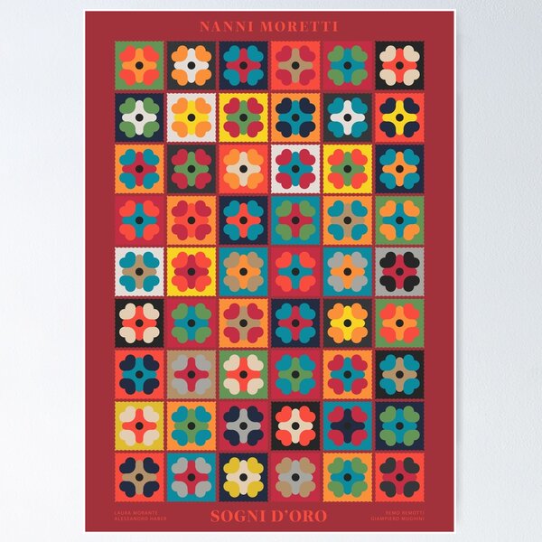 Item preview, Nanni Moretti, Sogni d'Oro, Michele Apicella, Laura Morante, Alessandro Haber, Italian film print designed and sold by Spallutos.