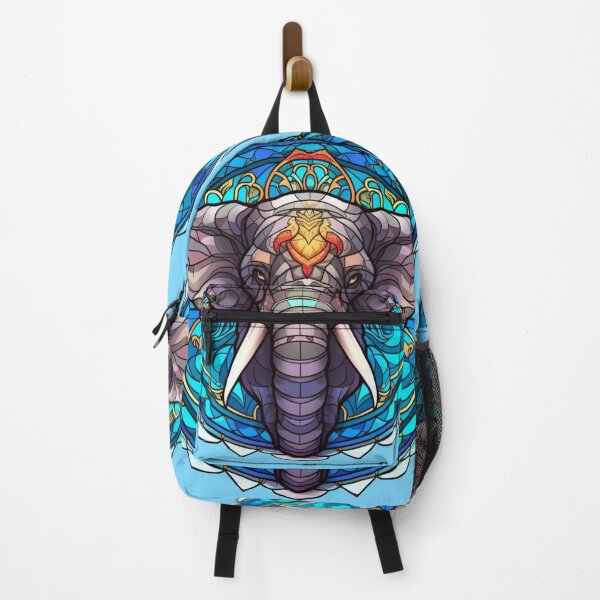 Item preview, Majestic colorful elephant theme designed and sold by Okracha.
