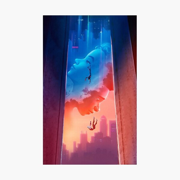 Spiderverse Falling Poster Photographic Print