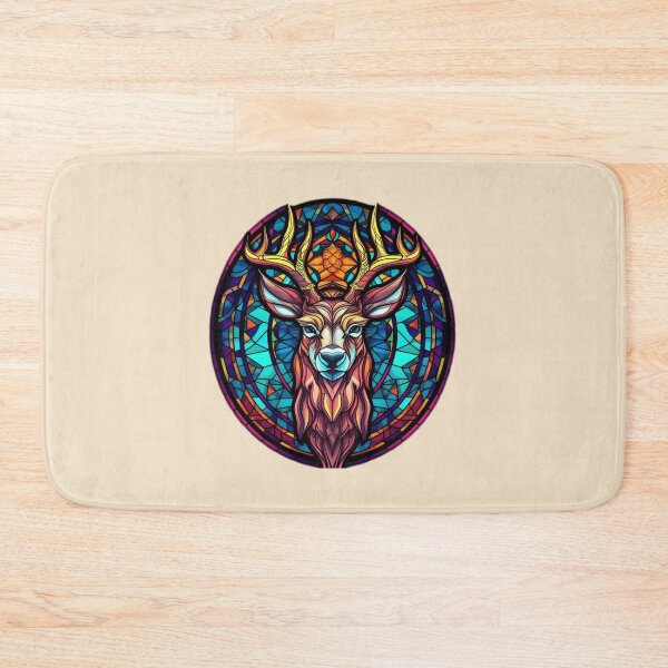 Item preview, Majestic colorful deer theme  designed and sold by Okracha.