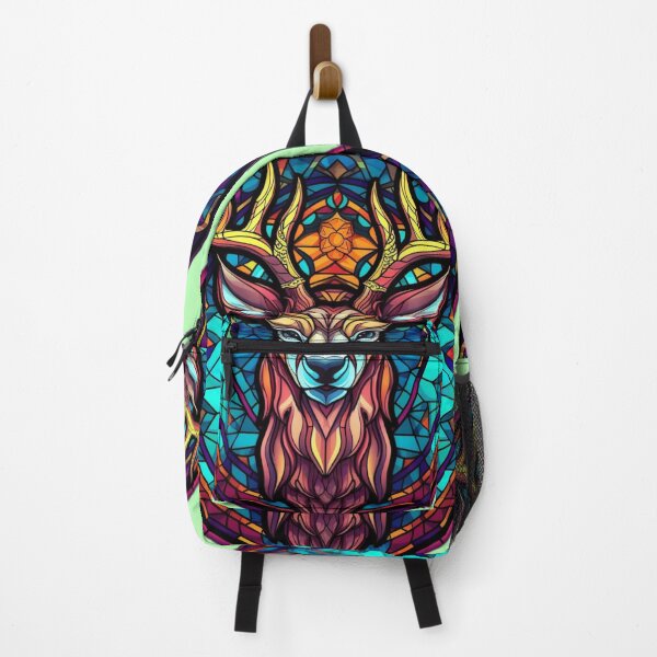 Item preview, Majestic colorful deer theme designed and sold by Okracha.