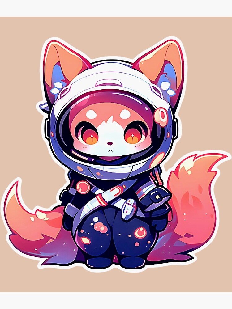 Cosmos Cat Kawaii Space Cat  Poster for Sale by DoralynMorgan