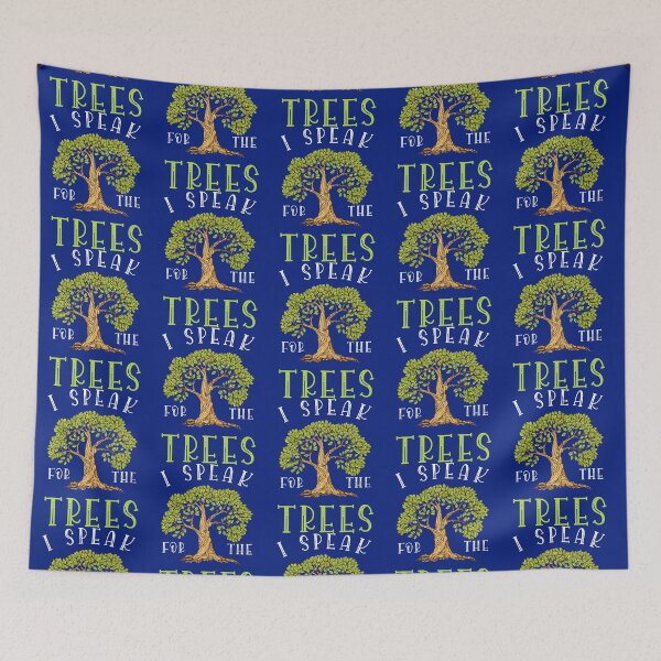 Item preview, I Dont Speak Much I Speak For The Trees Earth Day Inspiration Hippie Environmental designed and sold by winter-soileau.