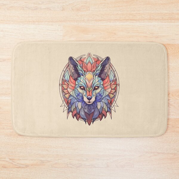 Item preview, Majestic colorful coyote theme  designed and sold by Okracha.