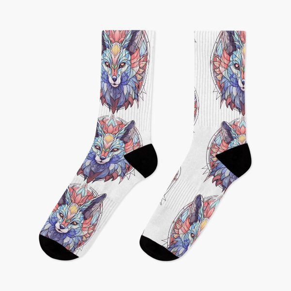 Item preview, Majestic colorful coyote theme  designed and sold by Okracha.