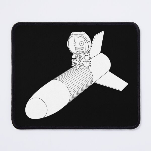 Item preview, Jeb on a Rocket - Flat White Variant designed and sold by Rhys Prosser.
