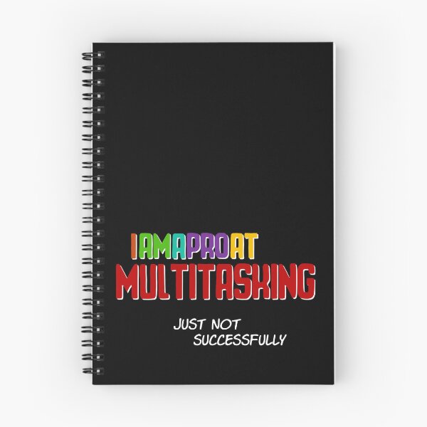 Item preview, I am a Pro at Multitasking - Funny Text Design designed and sold by Fun Funky Designs.