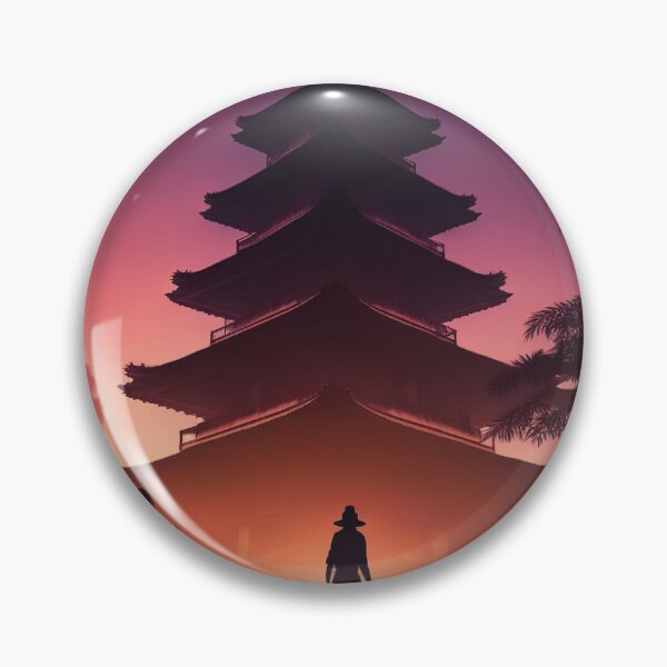 Artikelvorschau, Serene Sunset Pagoda entworfen und verkauft von Visual Foundry.