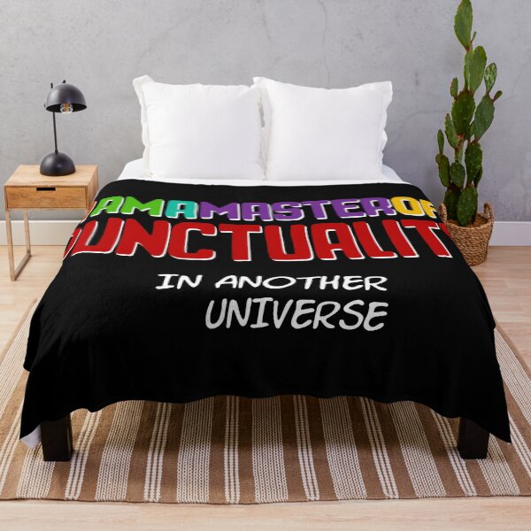 Item preview, I am a Master of Punctuality - Funny Text Design designed and sold by Fun Funky Designs.