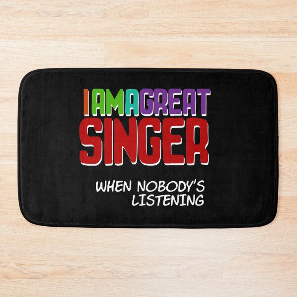 Item preview, I am a Great Singer - Funny Text Design designed and sold by Fun Funky Designs.