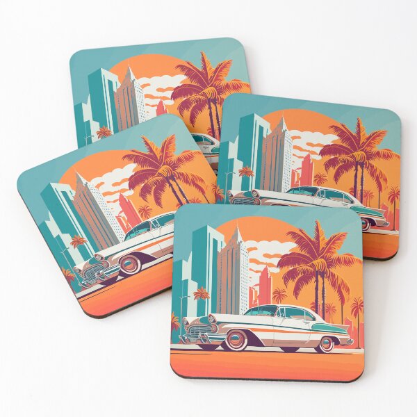 Item preview, "Revived Retro: Vibrant Colors Bring Vintage Wheels to Life" designed and sold by PRASIDSHETTY.
