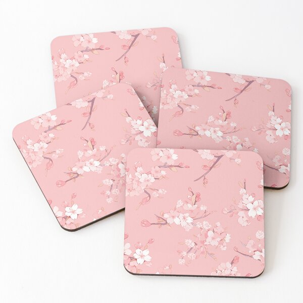 Item preview, Sakura pattern pink designed and sold by Jabuticabaeyes.